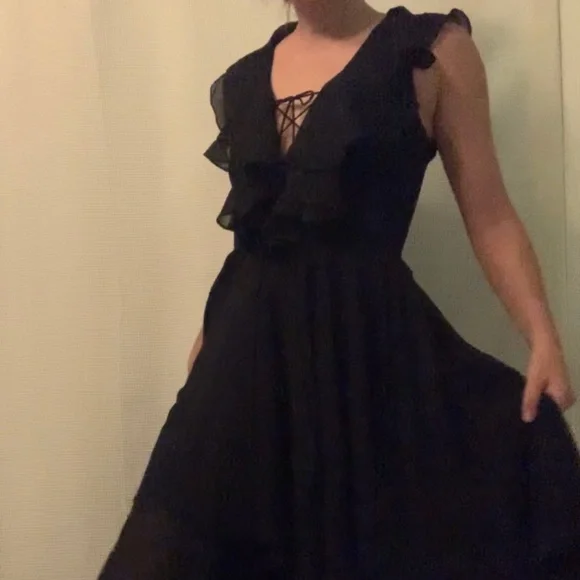 The Jetset Diaries | Dresses | The Jetset Diaries Black Lace Up Dios Maxi  Hi Lo Dress | Poshmark